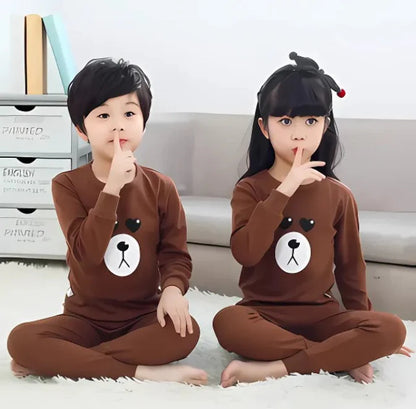 Brown Bear Printed Kids Wear (Each)
